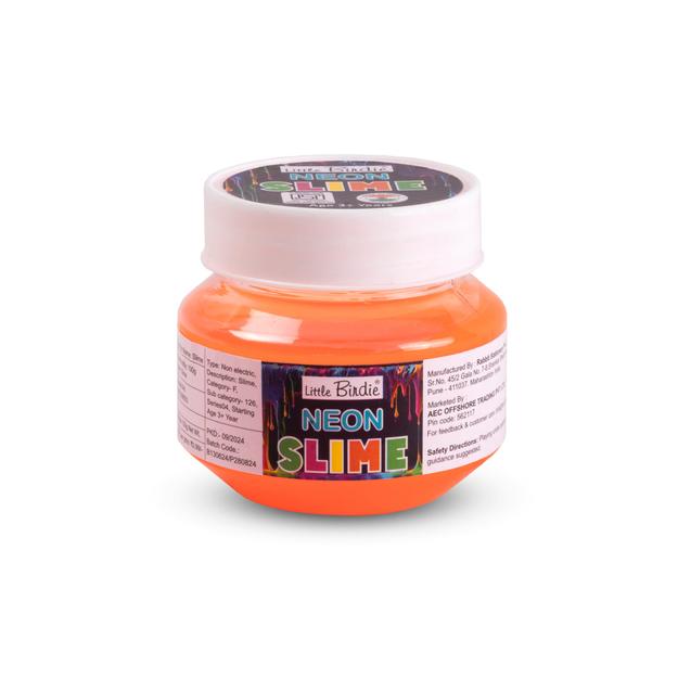 Neon Slime - Orange | 100gm Bottle