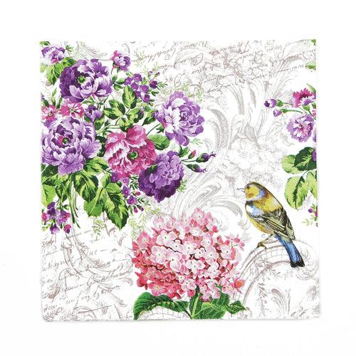 Decoupage Napkin 13x13 inch -  Forest Blooms