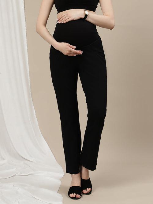 Maternity Bootcut Pants - Pink