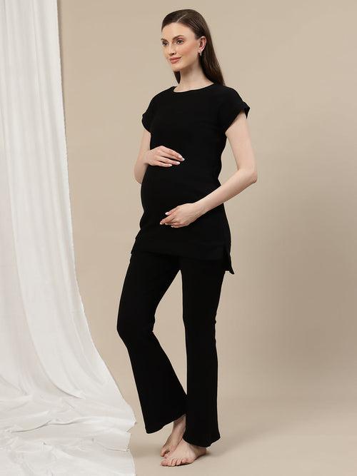 Maternity Rib Co-ord Set