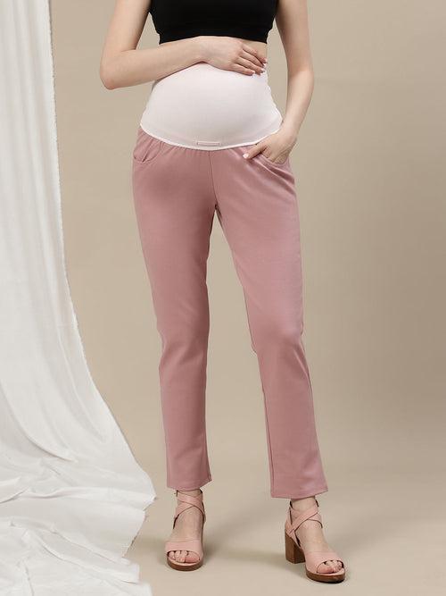 Maternity Straight-Leg Pants - Blue