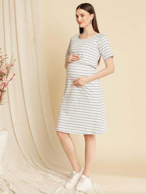 Zipless Maternity Dress