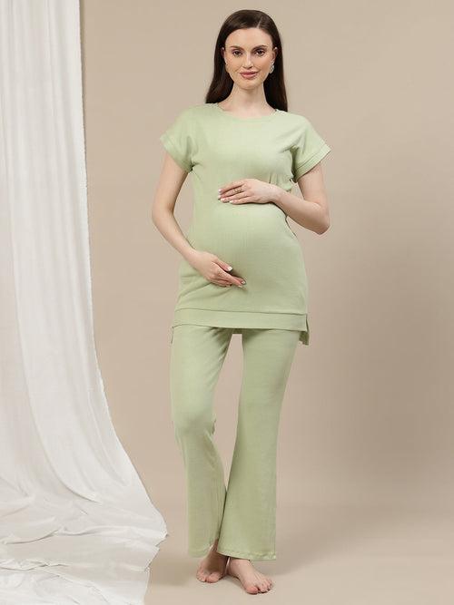 Maternity Rib Co-ord Set