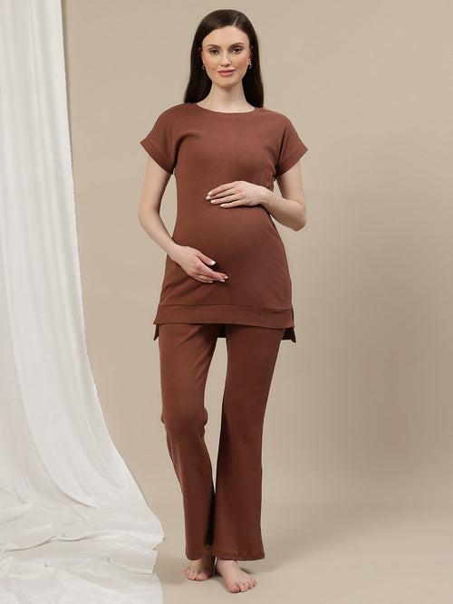 Maternity Rib Co-ord Set