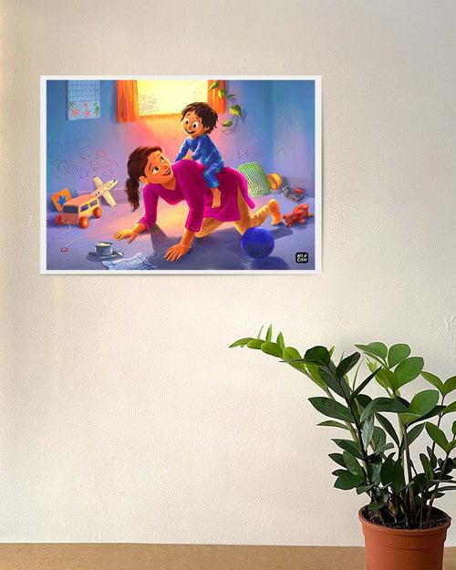 Ghoda Ghoda - Art Print