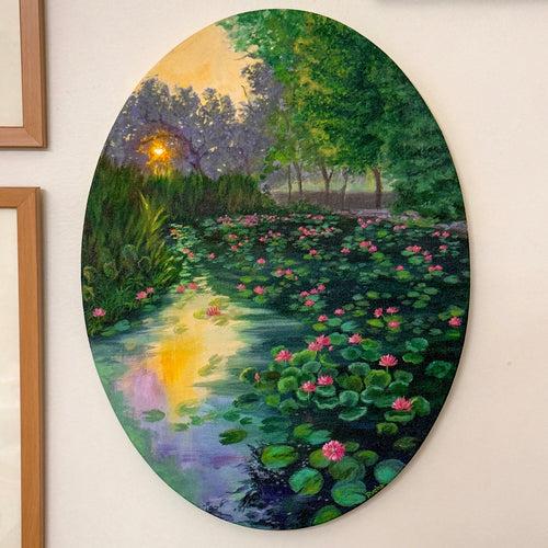 The Paradise pond - Painting