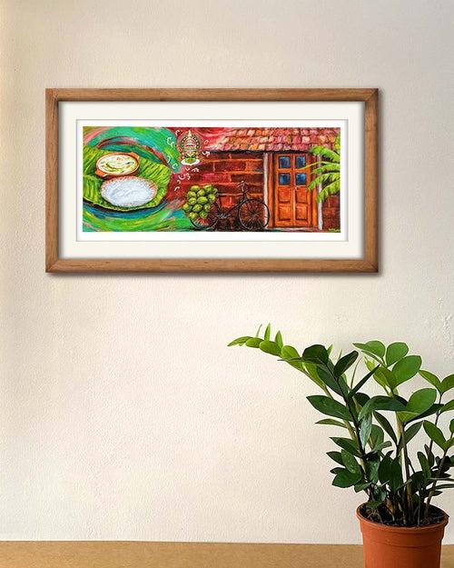 The essence of Kerala - Art Print