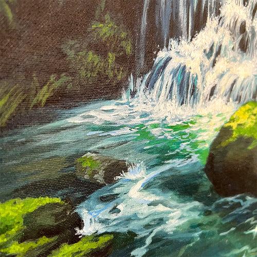 The Hidden Waterfall - Painting