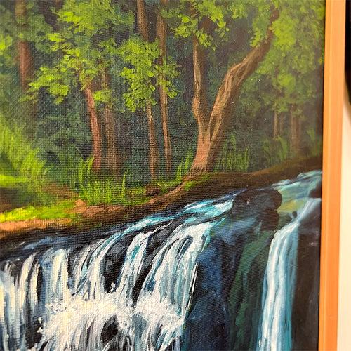 The Hidden Waterfall - Painting