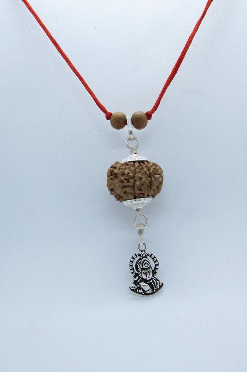 10 Mukhi Krishna Rudraksha Pendant - Symbol of Divine Protection | Brahmatells