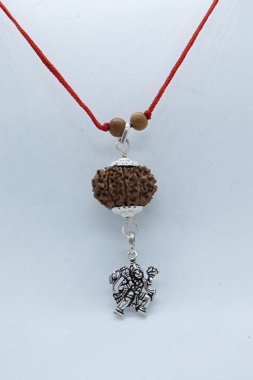 11 Mukhi Hanuman Rudraksha Pendant - Symbol of Spiritual Strength | Brahmatells