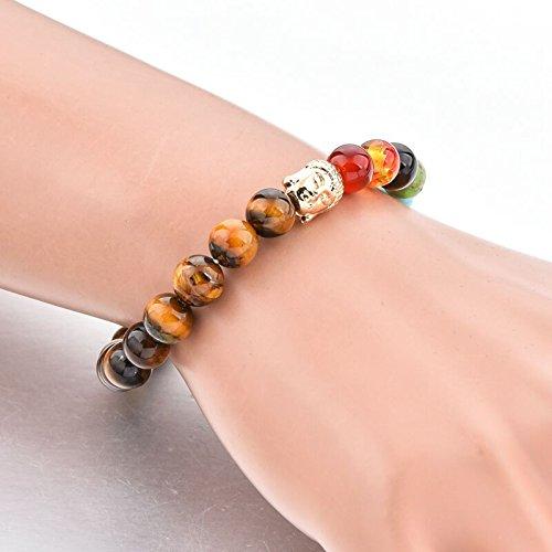 Triple Protection 7 Chakra Beads Bracelet - Balance & Harmony