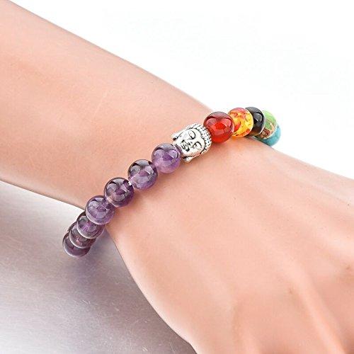 Triple Protection 7 Chakra Beads Bracelet - Balance & Harmony