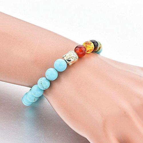 Triple Protection 7 Chakra Beads Bracelet - Balance & Harmony