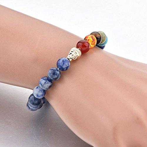 Triple Protection 7 Chakra Beads Bracelet - Balance & Harmony