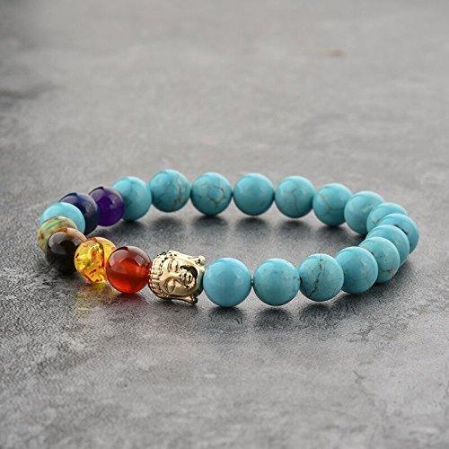 Triple Protection 7 Chakra Beads Bracelet - Balance & Harmony