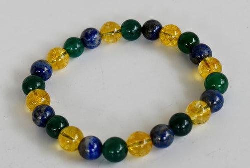 Healing Crystal Bracelet - Natural Gemstones for Energy & Balance