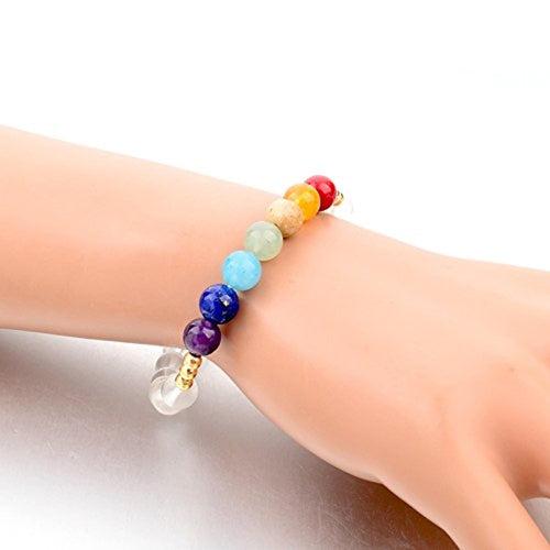 Triple Protection 7 Chakra Beads Bracelet - Balance & Harmony