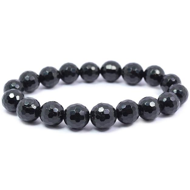 Black Tourmaline Bracelet for Protection & Grounding | Brahmatells