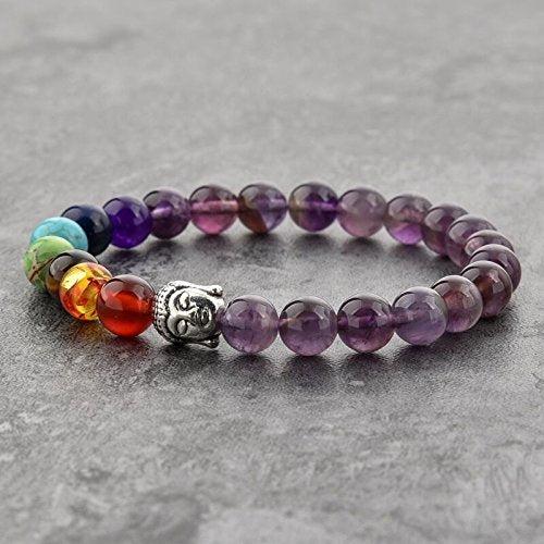 Triple Protection 7 Chakra Beads Bracelet - Balance & Harmony