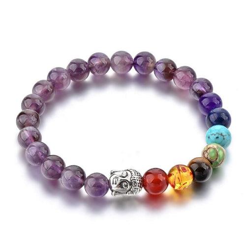 Triple Protection 7 Chakra Beads Bracelet - Balance & Harmony