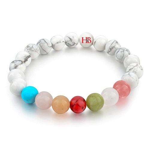 Triple Protection 7 Chakra Beads Bracelet - Balance & Harmony