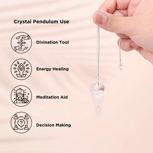 7 Chakra Pendulum Dowser Stone | Crystal Healing by Brahmatells