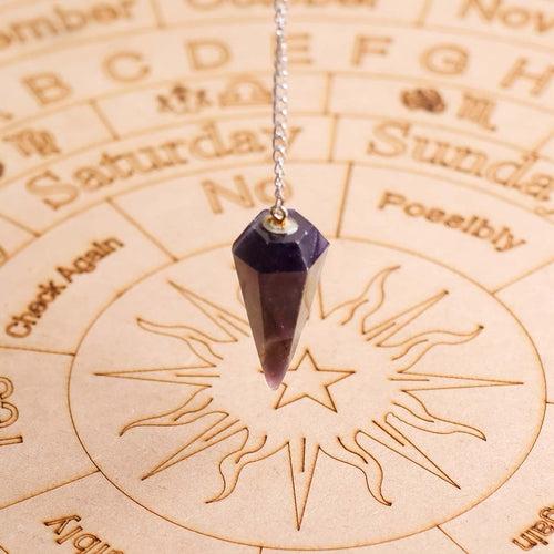 7 Chakra Pendulum Dowser Stone | Crystal Healing by Brahmatells