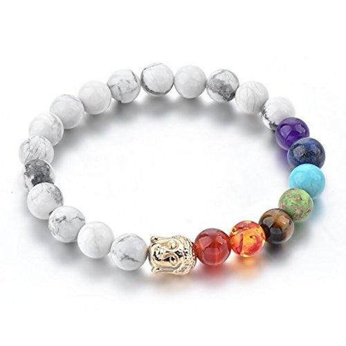 Triple Protection 7 Chakra Beads Bracelet - Balance & Harmony