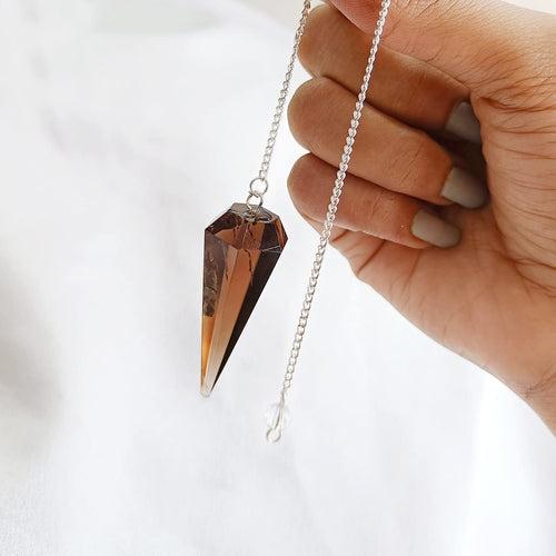 7 Chakra Pendulum Dowser Stone | Crystal Healing by Brahmatells