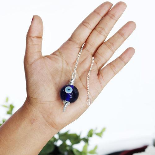 Amethyst Crystal Ball Pendulum for Dowsing & Healing | Brahmatells