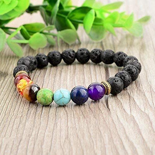 Triple Protection 7 Chakra Beads Bracelet - Balance & Harmony