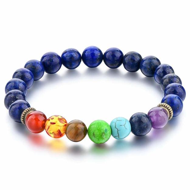 Triple Protection 7 Chakra Beads Bracelet - Balance & Harmony