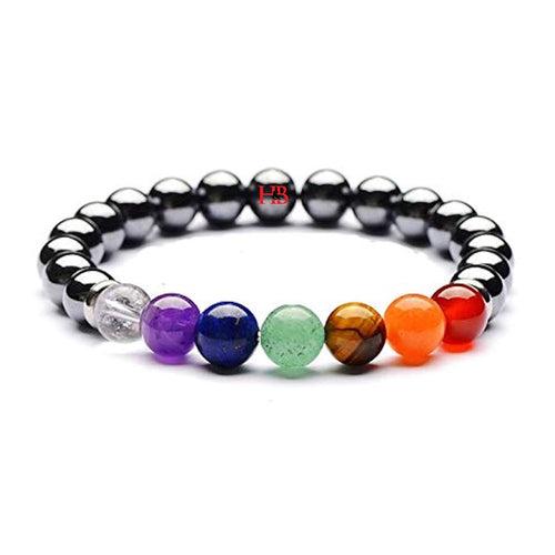 Triple Protection 7 Chakra Beads Bracelet - Balance & Harmony