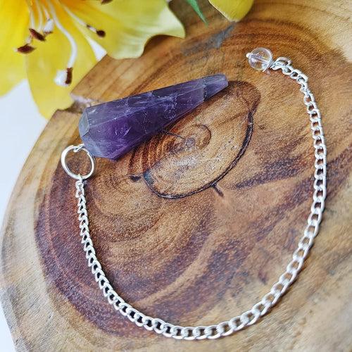 7 Chakra Pendulum Dowser Stone | Crystal Healing by Brahmatells