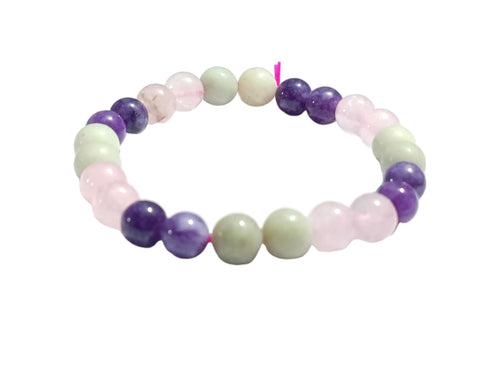 Brahmatells Stress Control Bracelet - Calming Gemstone Jewelry for Mindfulness