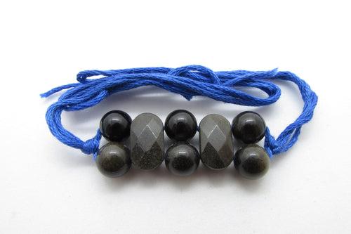 Black Obsidian Rakhi