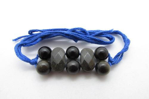 Black Obsidian Rakhi