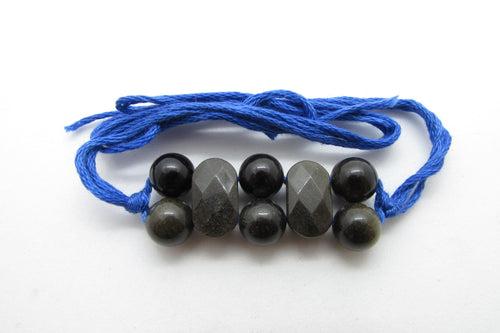 Black Obsidian Rakhi