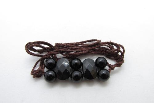 Black Tourmaline Rakhi - Protective & Grounding Energy | Brahmatells