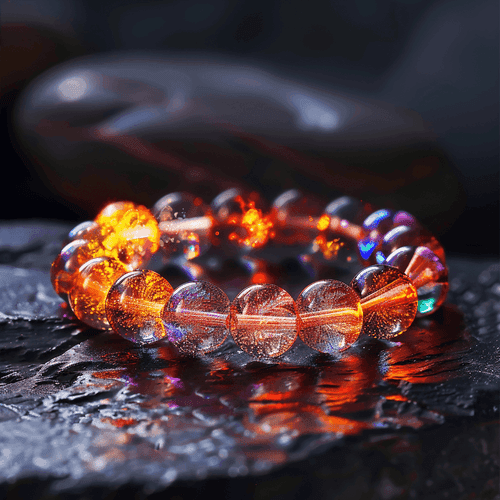 Brahmatells Golden Rutile Bracelet – Radiate Sophistication and Shine