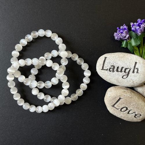 Selenite Bracelet for Spiritual Clarity | Brahmatells