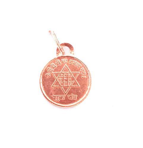 Shukra Yantra Locket, Copper Shukra Yantra Pendent