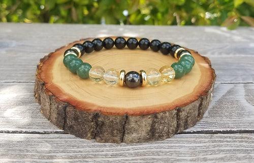 Wealth Bracelet - Prosperity & Abundance, Magnetite