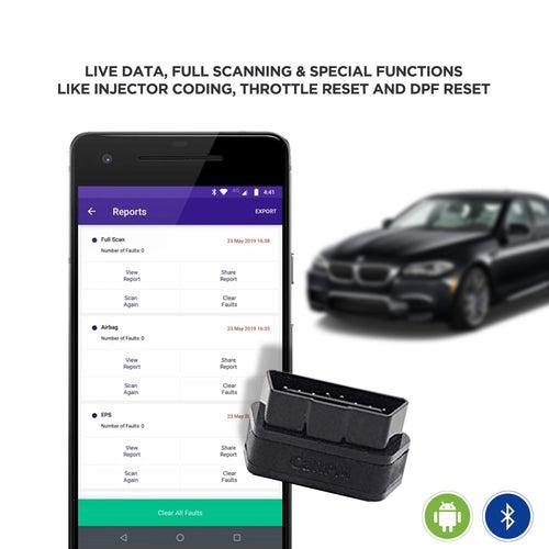 GaragePro OBD scanner for Garages- Unlimited car scanning with special functions