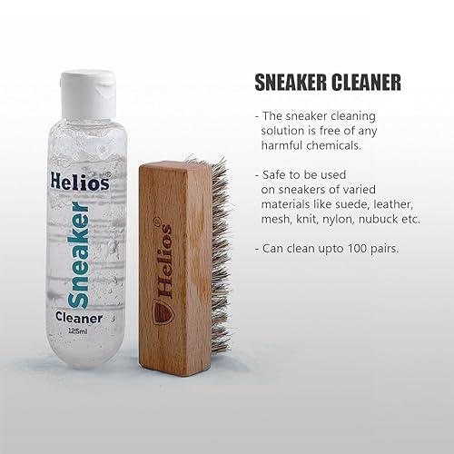 Helios Super Sneaker Cleaner - 125 ML With Sneaker Wall Protect Spray I Water & Stain Barrier I Water Proofer I 150 ML