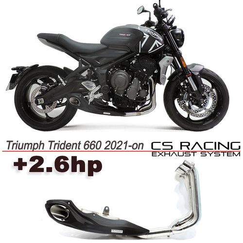 CS Racing Full Exhaust for Triumph Trident 660 2021+