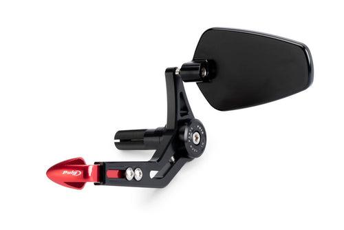 Puig Clutch and Brake Lever Protector with Rearview Mirror Pro for Ducati Streetfighter V4