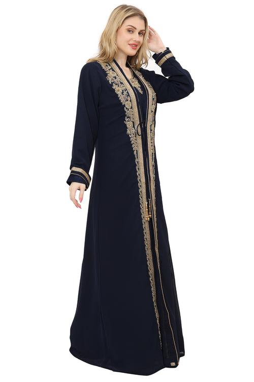 Designer Dubai Kaftan Party Gown For Women