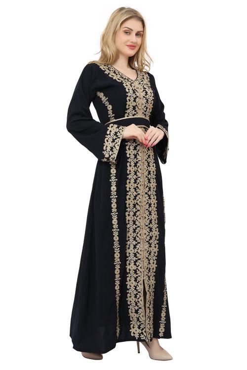 Dubai PartyWear Maxi Dress Jalabiya For Women